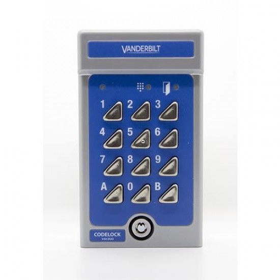 Vanderbilt V44Duo 2-Door Codelock with 30 Codes, IP54