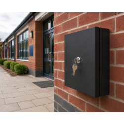 PAC Shield Lockable Wall Mount Magnet Box  , With Magnet Installed