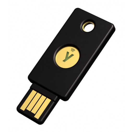 Yubico Yubikey - Security Key NFC - Black - Two-Factor authentication (2FA) Security Key, Connect via USB-A or NFC, FIDO U2F/FIDO2 Certified