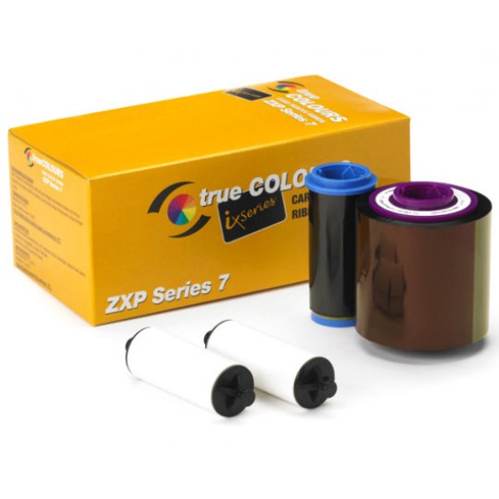 ZEBRA ZXP SERIES 7 YMCKO RIBBON 800077-740 - 250 PRINTS [R-Z-800077-740EM]