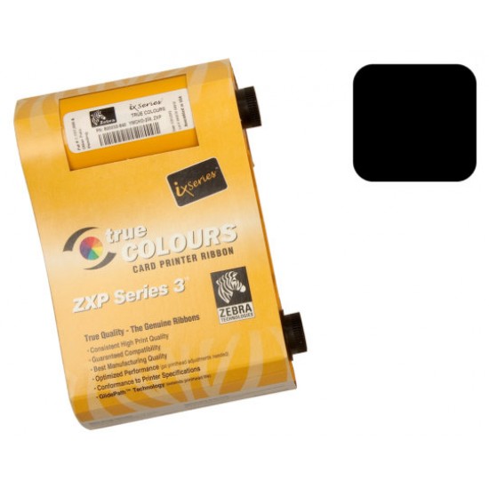 ZEBRA ZXP SERIES 3 BLACK RIBBON 800033-801 - 1000 PRINTS [R-Z-800033-801]